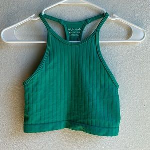 Out From Under Green Seamless Top.